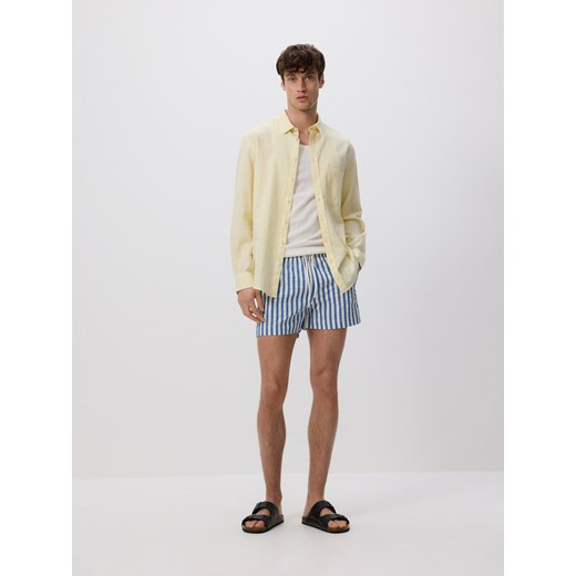 Reserved - Szorty plażowe w paski - niebieski ze sklepu Reserved w kategorii Kąpielówki - zdjęcie 184100962