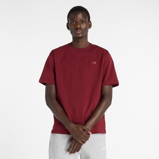 Koszulka męska New Balance MT41533MHB – bordowa ze sklepu New Balance Poland w kategorii T-shirty męskie - zdjęcie 184101453