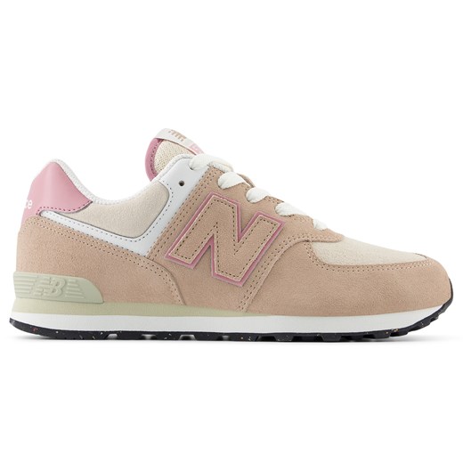 Buty dziecięce New Balance GC574QTC – beżowe ze sklepu New Balance Poland w kategorii Buty sportowe dziecięce - zdjęcie 184101460