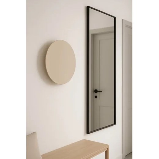 Kinkiet metalowe koło 30 cm nowoczesny beżowy Jamika Lumes One Size Edinos.pl