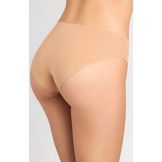 Figi damskie bezszwowe z bawełny organicznej beżowe Cotton Touch, Kolor beżowy, Rozmiar S, Marilyn ze sklepu Intymna w kategorii Majtki damskie - zdjęcie 184102754