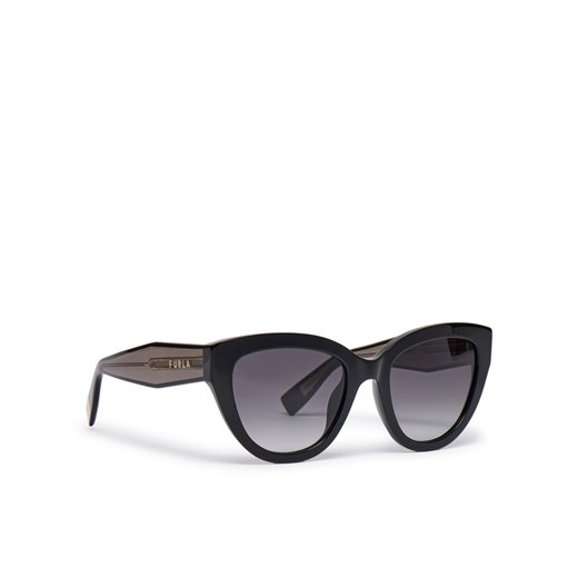 Okulary przeciwsłoneczne Furla Sunglasses Sfu779 WD00107-A.0116-O6000-4401 Czarny ze sklepu eobuwie.pl w kategorii Okulary przeciwsłoneczne damskie - zdjęcie 184102821