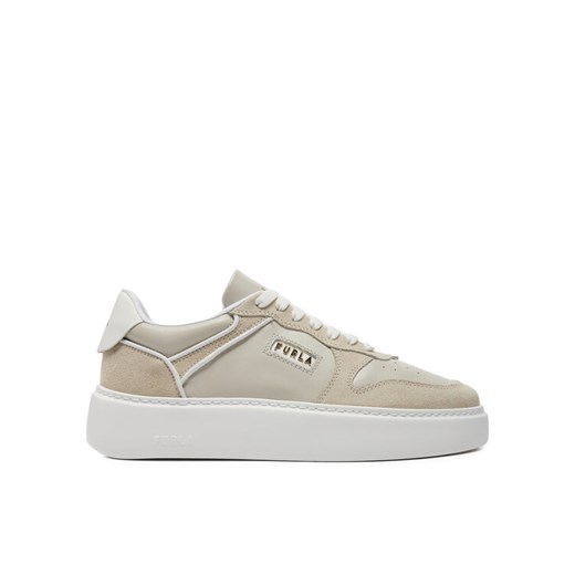 Sneakersy Furla YI06SPT BX3238 2865S Beżowy ze sklepu eobuwie.pl w kategorii Buty sportowe damskie - zdjęcie 184102864