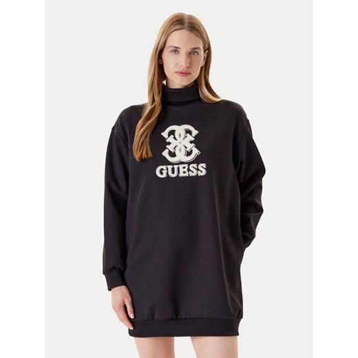 Guess Sukienka codzienna V5YK07 KCX22 Czarny Regular Fit ze sklepu MODIVO w kategorii Sukienki dziewczęce - zdjęcie 184103280