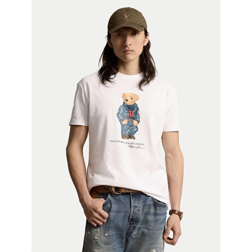 Polo Ralph Lauren T-Shirt 710854497038 Biały Regular Fit Polo Ralph Lauren M MODIVO