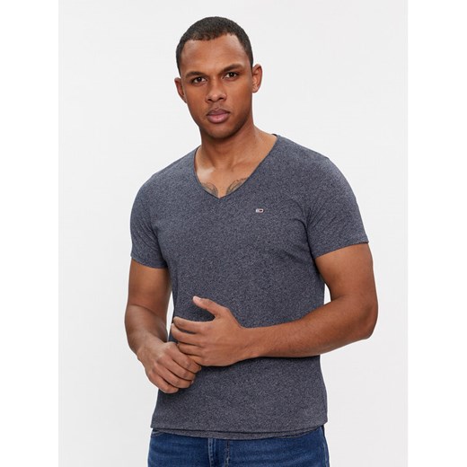 Tommy Jeans T-Shirt Jaspe DM0DM09587 Granatowy Slim Fit Tommy Jeans S MODIVO