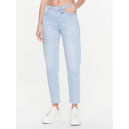 Calvin Klein Jeansy K20K205161 Niebieski Slim Fit ze sklepu MODIVO w kategorii Jeansy damskie - zdjęcie 184103312