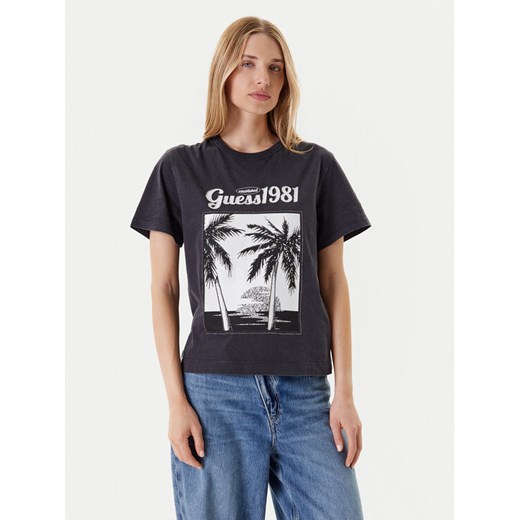 Guess T-Shirt W5YI17 I3Z14 Szary Regular Fit ze sklepu MODIVO w kategorii Bluzki damskie - zdjęcie 184103344