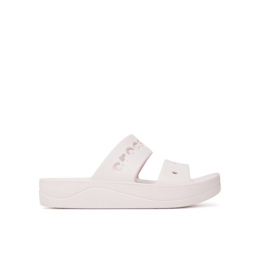 Crocs Klapki BAYA PLATFORM SANDAL 208188-6PI Różowy ze sklepu MODIVO w kategorii Klapki męskie - zdjęcie 184103354