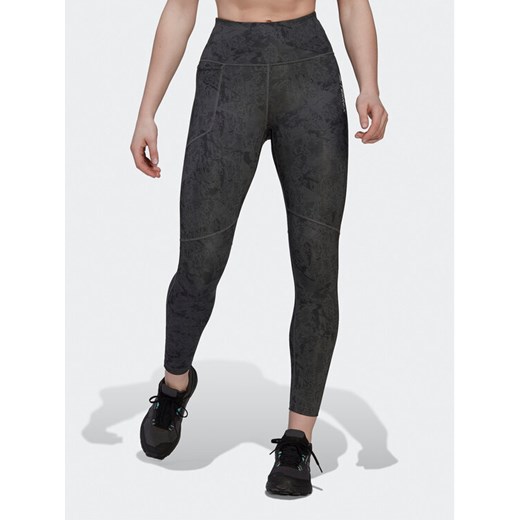 adidas Legginsy Terrex HF3271 Szary Extra Slim Fit 42 MODIVO