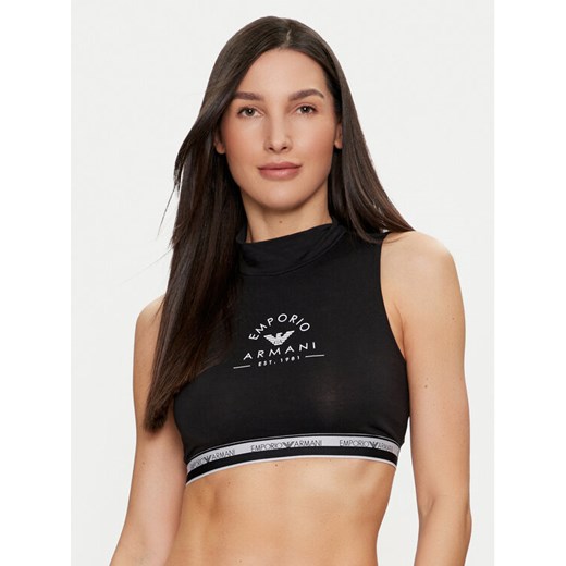 Emporio Armani Underwear Biustonosz top 164430 4R227 00020 Czarny Slim Fit ze sklepu MODIVO w kategorii Biustonosze - zdjęcie 184103444