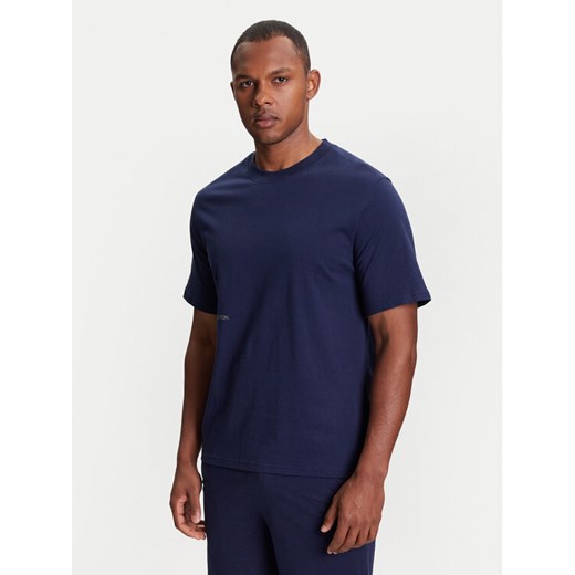 United Colors Of Benetton T-Shirt 30964M01W Granatowy Regular Fit ze sklepu MODIVO w kategorii T-shirty męskie - zdjęcie 184103494