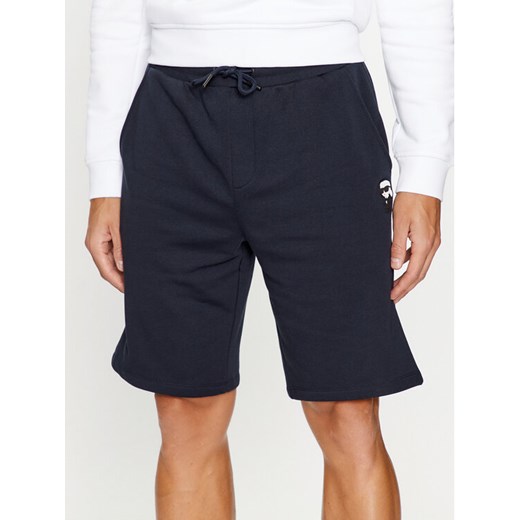 KARL LAGERFELD Szorty sportowe 705897 500900 Granatowy Regular Fit ze sklepu MODIVO w kategorii Spodenki męskie - zdjęcie 184103511