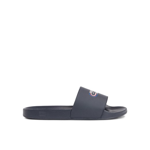 Tommy Hilfiger Klapki Rwb Hilfiger Oly Pool Slide FM0FM05019 Granatowy ze sklepu MODIVO w kategorii Klapki męskie - zdjęcie 184103512