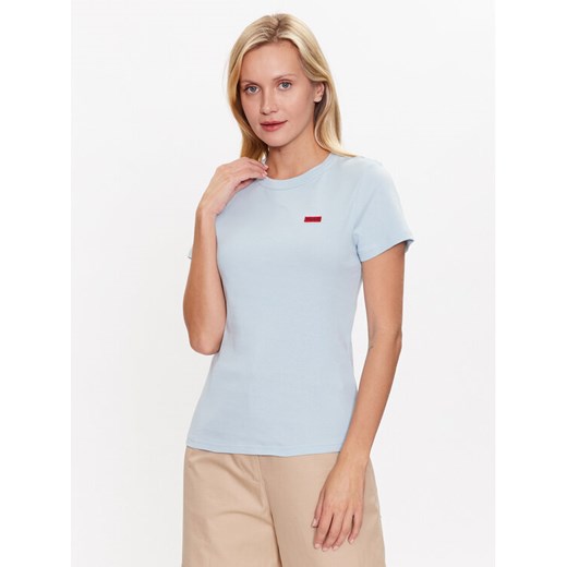 Hugo T-Shirt 50489117 Niebieski Regular Fit L MODIVO