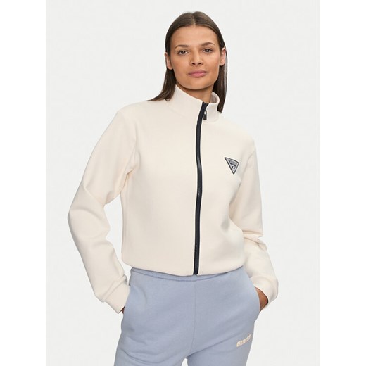 Guess Bluza Ann V3BQ12 KBCK2 Beżowy Regular Fit ze sklepu MODIVO w kategorii Bluzy damskie - zdjęcie 184105541