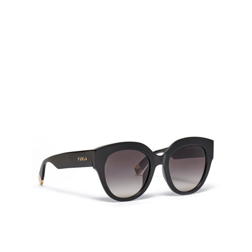 Furla Okulary przeciwsłoneczne Sunglasses WD00117-A.0116-O6000-4-401-20-BD-D Czarny ze sklepu MODIVO w kategorii Okulary przeciwsłoneczne damskie - zdjęcie 184105583
