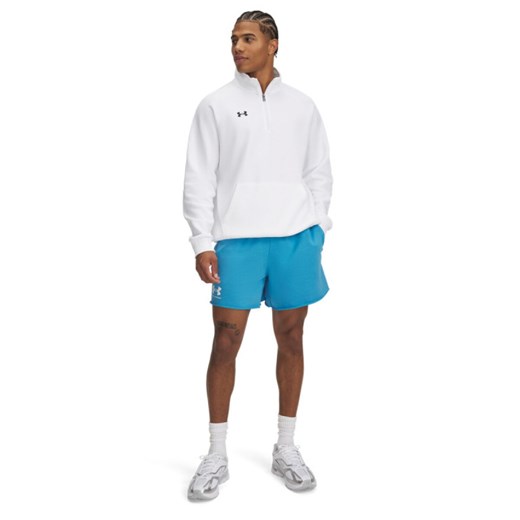 Męskie spodenki dresowe Under Armour UA Rival Terry 6in Short - niebieskie Under Armour XL okazja Sportstylestory.com