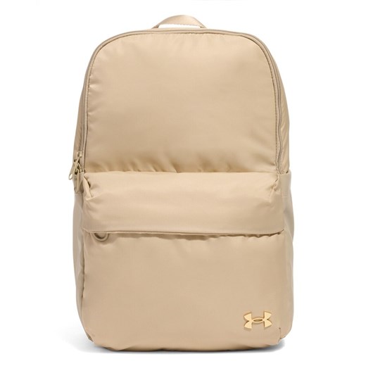 Damski plecak treningowy Under Armour UA Studio Spirit Backpack - beżowy ze sklepu Sportstylestory.com w kategorii Plecaki - zdjęcie 184107523