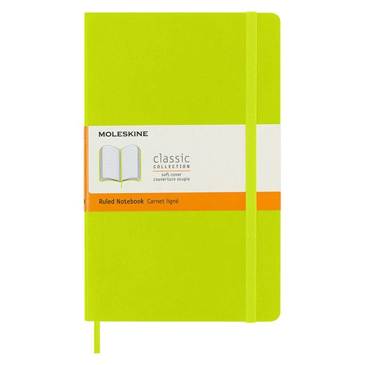 Moleskine Notatnik w kolorze limonkowym - 13 x 21 cm ze sklepu Limango Polska w kategorii Akcesoria biurowe - zdjęcie 184107703