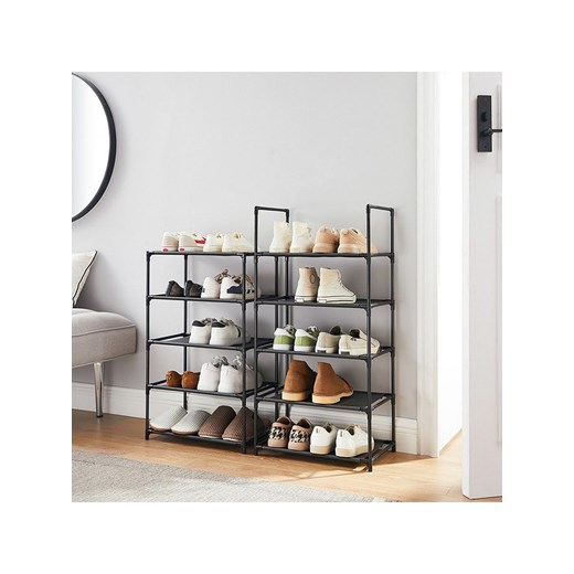 Songmics Regał w kolorze czarnym na buty - 45 x 173 x 28 cm Songmics onesize wyprzedaż Limango Polska