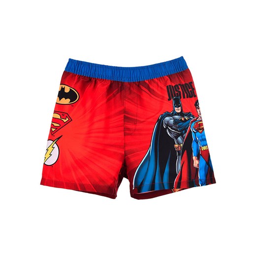 Justice League Szorty kąpielowe &quot;Liga Sprawiedliwości&quot; w kolorze czerwonym ze sklepu Limango Polska w kategorii Kąpielówki chłopięce - zdjęcie 184107971