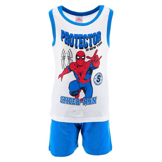 Spiderman Piżama &quot;Spider-Man&quot; w kolorze biało-niebieskim ze sklepu Limango Polska w kategorii Piżamy dziecięce - zdjęcie 184107980