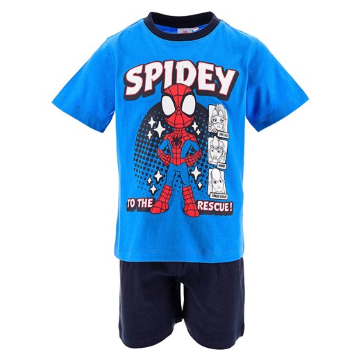 Spidey and his amazing friends Piżama &quot;Spidey i super-kumple&quot; w kolorze niebieskim ze sklepu Limango Polska w kategorii Piżamy dziecięce - zdjęcie 184107983