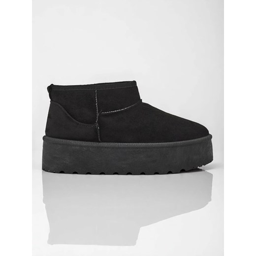 Royalfashion Buty a'la śniegowce damskie na platformie w kolorze czarnym Dagodo ze sklepu royalfashion.pl w kategorii Śniegowce damskie - zdjęcie 184108182
