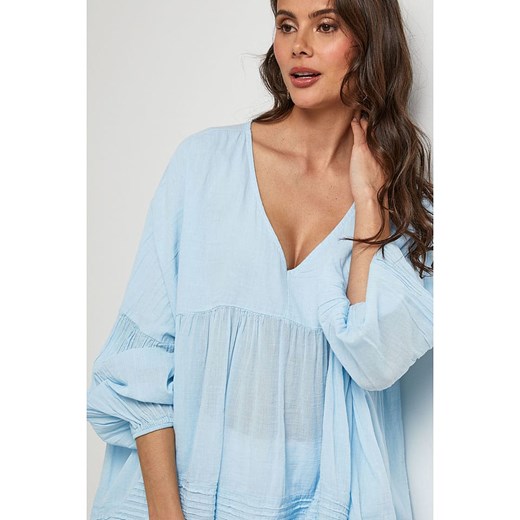 Lin Passion Bluzka w kolorze błękitnym Lin Passion 36/38 promocja Limango Polska
