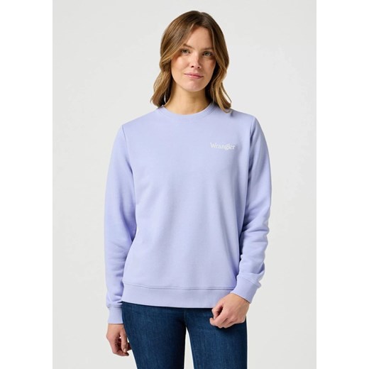 DAMSKA BLUZA WRANGLER REGULAR SWEAT SWEET LAVENDER 112355290 ze sklepu YouNeedit.pl w kategorii Bluzy damskie - zdjęcie 184109054