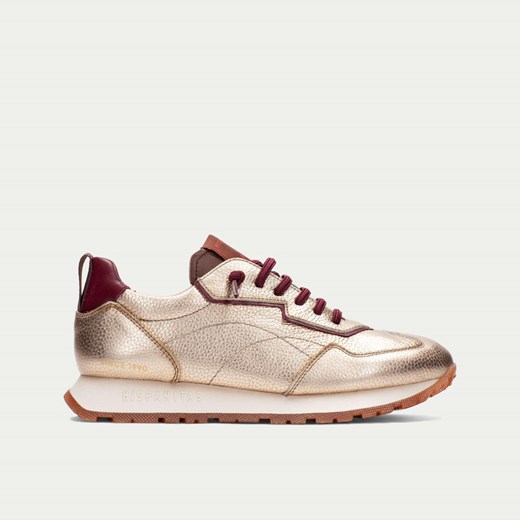 Hiszpańskie sneakersy damskie - HISPANITAS HI254312 ZŁOTE ze sklepu Tymoteo.pl - sklep obuwniczy w kategorii Buty sportowe damskie - zdjęcie 184109363