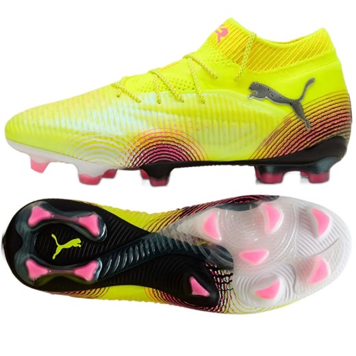 Buty piłkarskie Puma Future 8 Ultimate Fg 108138-03 żółte ze sklepu ButyModne.pl w kategorii Buty sportowe męskie - zdjęcie 184109721
