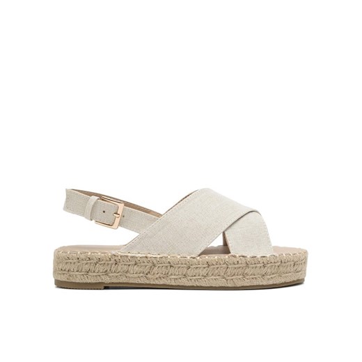 Espadryle Jenny Fairy WSS990-201EOB Beżowy ze sklepu eobuwie.pl w kategorii Sandały damskie - zdjęcie 184109950