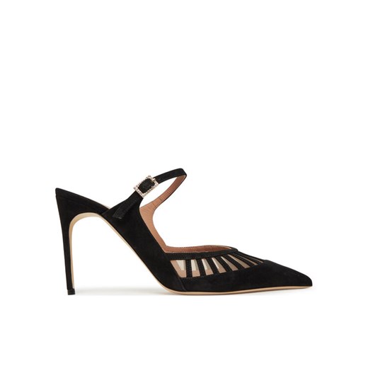 Sandały MALONE SOULIERS Bardot 90-2 Czarny ze sklepu eobuwie.pl w kategorii Klapki damskie - zdjęcie 184109953