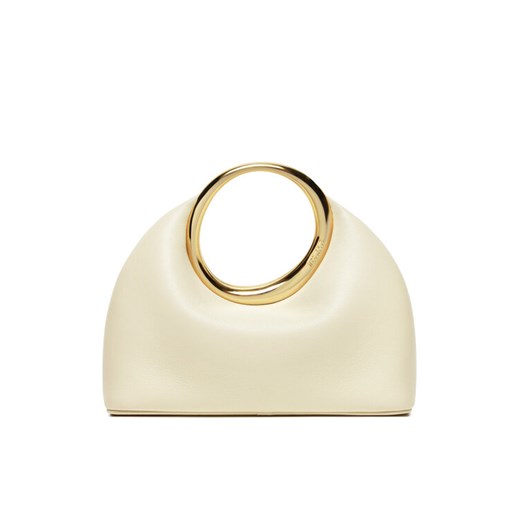 Torebka JACQUEMUS Mini ring handbag 241BA395 Écru ze sklepu eobuwie.pl w kategorii Kopertówki - zdjęcie 184110002