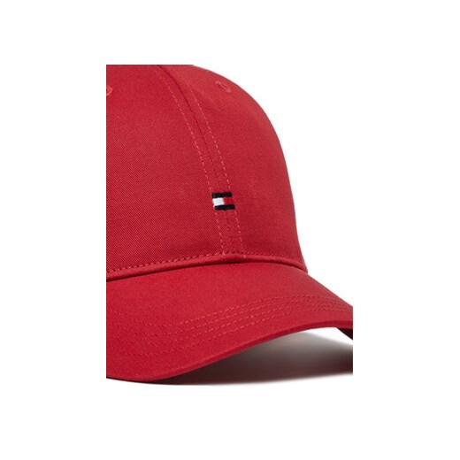 Czapka z daszkiem Tommy Hilfiger Small Flag AU0AU01528 Czerwony Tommy Hilfiger L_XL eobuwie.pl