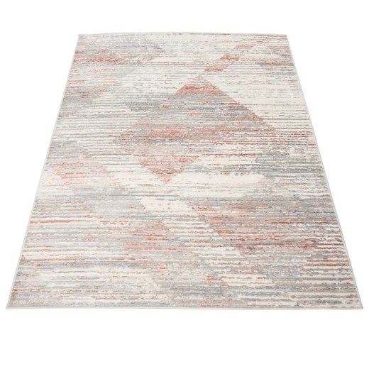Szaro-czerwony dywan przecierany G3-H35 Profeos One Size Edinos.pl