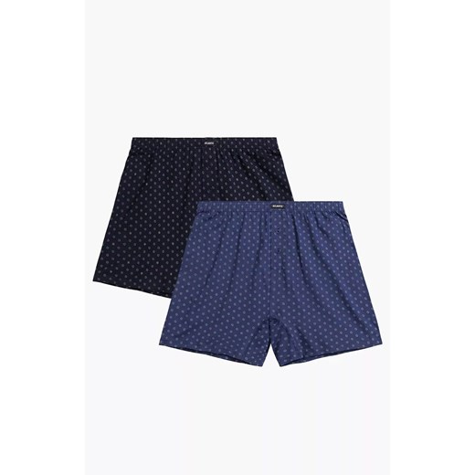 Atlantic 2-pack bokserki męskie luźne 2MBX-069-GRA/NIEC, Kolor granatowo-niebieski, Rozmiar S, ATLANTIC ze sklepu Intymna w kategorii Majtki męskie - zdjęcie 184111751