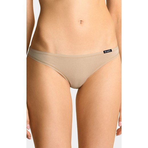 3BLP-599 bawełniane beżowe figi damskie bikini 3-pack, Kolor beżowy, Rozmiar L, ATLANTIC ze sklepu Intymna w kategorii Majtki damskie - zdjęcie 184111804