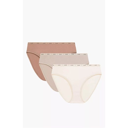Atlantic 3-pack figi sport High Leg 3CLP-010-ECRC/BEZ/BEZC, Kolor beżowy-ecru, Rozmiar S, ATLANTIC ze sklepu Intymna w kategorii Majtki damskie - zdjęcie 184111881