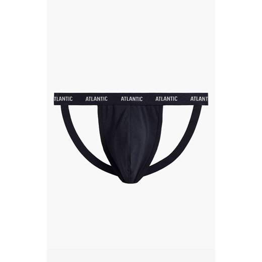 Slipy męskie granatowe Jockstrap MP-1571, Kolor granatowy, Rozmiar XL, ATLANTIC ze sklepu Intymna w kategorii Majtki męskie - zdjęcie 184112342