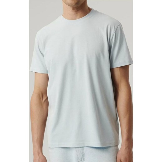 Atlantic t-shirt męski NMT-033-NIEBIESKI JASNY, Kolor jasnoniebieski, Rozmiar S, ATLANTIC ze sklepu Intymna w kategorii T-shirty męskie - zdjęcie 184112581