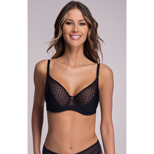 Ava biustonosz miękki soft bralette czarny 2103 Maxi, Kolor czarny, Rozmiar 100E, Ava ze sklepu Intymna w kategorii Biustonosze - zdjęcie 184112671