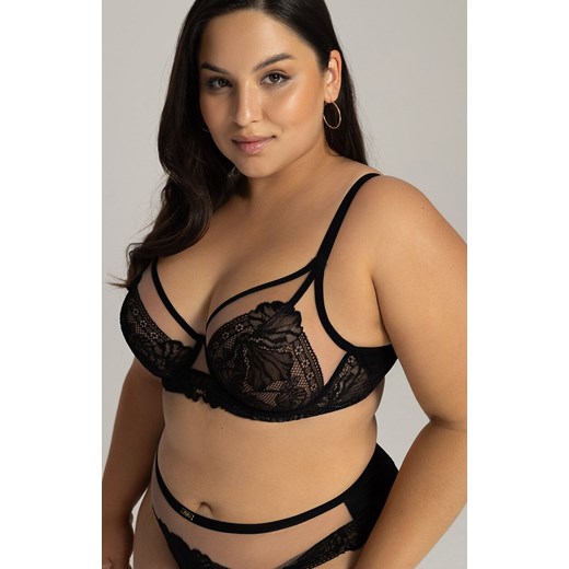 Ava biustonosz miękki soft bralette maxi AV 2146, Kolor czarny, Rozmiar 95H, Ava ze sklepu Intymna w kategorii Biustonosze - zdjęcie 184112922