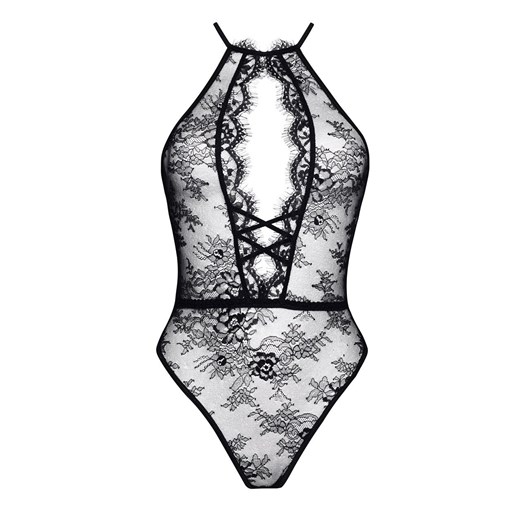 Koronkowe czarne body NORAH, Kolor czarny, Rozmiar S/M, Beauty Night ze sklepu Intymna w kategorii Body damskie - zdjęcie 184114713