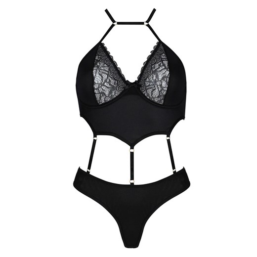 Zmysłowe body czarne Kitasana, Kolor czarny, Rozmiar L/XL, Casmir ze sklepu Intymna w kategorii Body damskie - zdjęcie 184115652