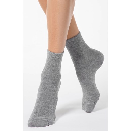 Conte comfort skarpety wiskozowe damskie angora szare, Kolor szary, Rozmiar 36-37, Conte ze sklepu Intymna w kategorii Skarpetki damskie - zdjęcie 184115711