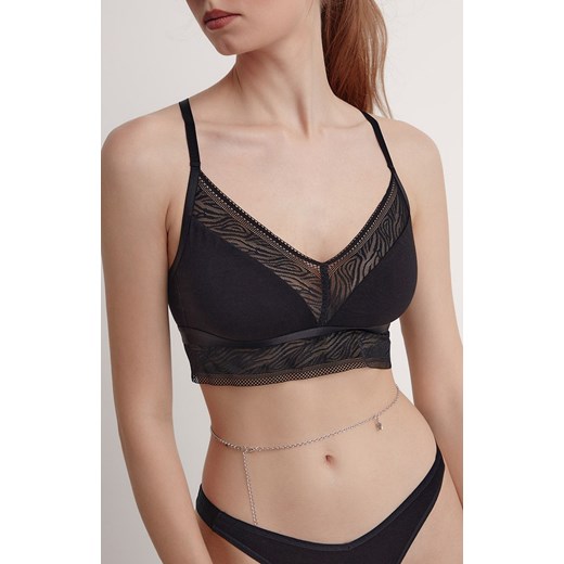 Zebra LBE 1351 biustonosz soft bustier, Kolor czarny, Rozmiar M, Conte ze sklepu Intymna w kategorii Biustonosze - zdjęcie 184115960
