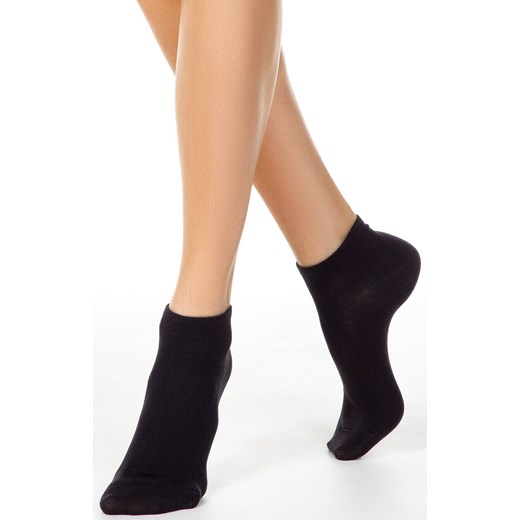 Krótkie skarpetki damskie sportowe czarne 3DSOCKS, Kolor czarny, Rozmiar 38-41, Conte ze sklepu Intymna w kategorii Skarpetki damskie - zdjęcie 184115970